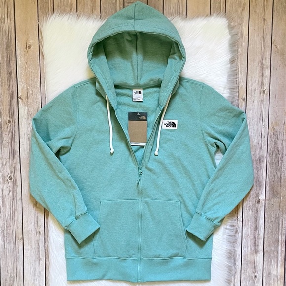 The North Face Tops - The North Face Women’s Heritage Patch Full Zip Hoodie In Wasabi